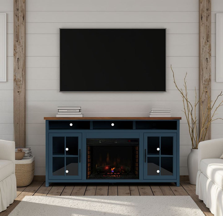 Nantucket - 74" Fireplace TV Stand Console