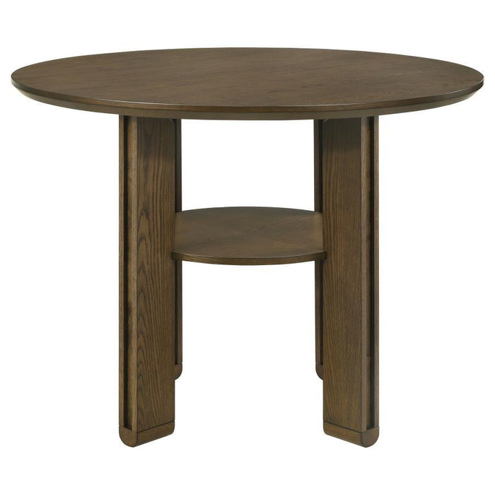 Ottowa - Round Counter Height Dining Table - Brown