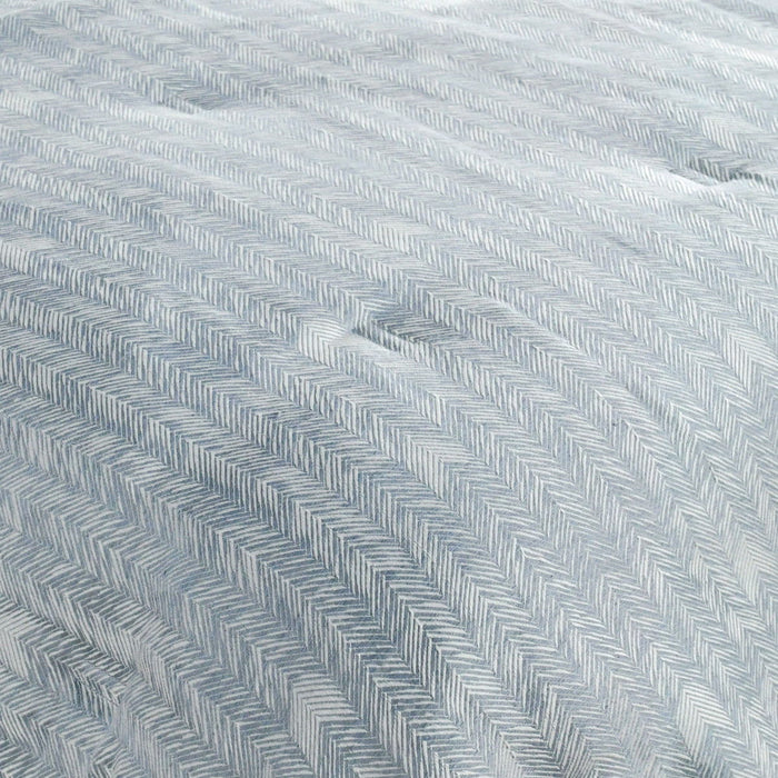 French Herringbone - Comforter Euro Sham - Storm