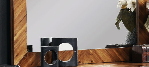 Steampunk Mirror - Chestnut