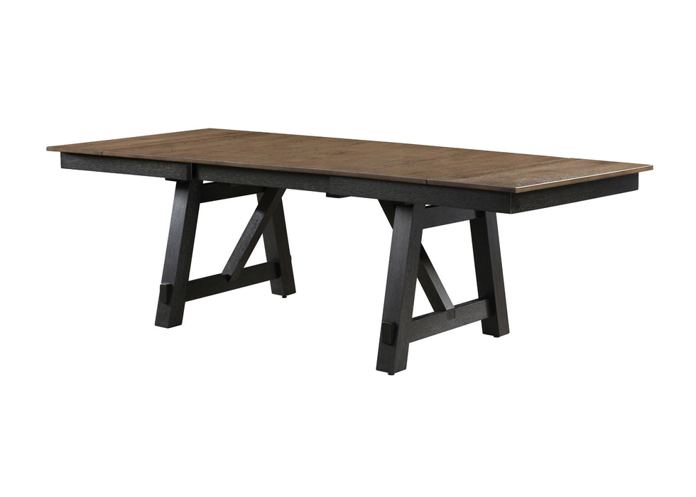 Maribelle - Dining Table - Wheat / Charcoal