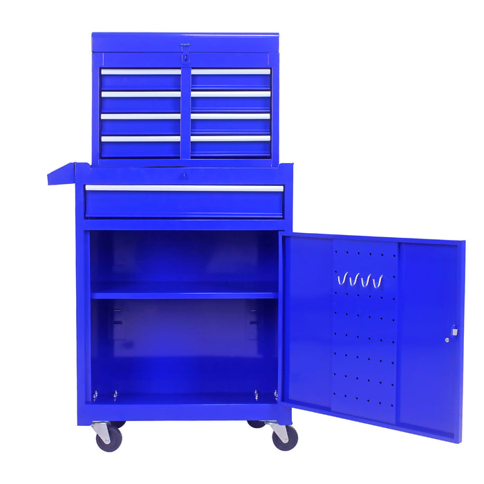 High Capacity Rolling Tool Chest With Wheels And Drawers, Storage Cabinet
