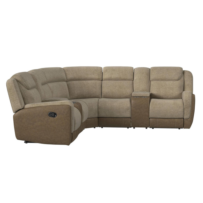 Hornet - 3 Piece Motion Sectional Set With Console
