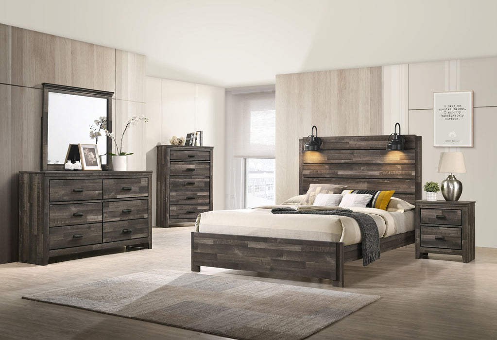 Carter - Nightstand - Dark Brown