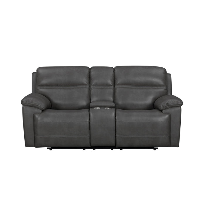 Camaro - Motion Loveseat With Console - Nugget Gray