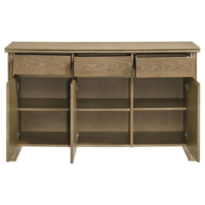 Adina - 2-Door Sideboard Server - Distressed Light Brown