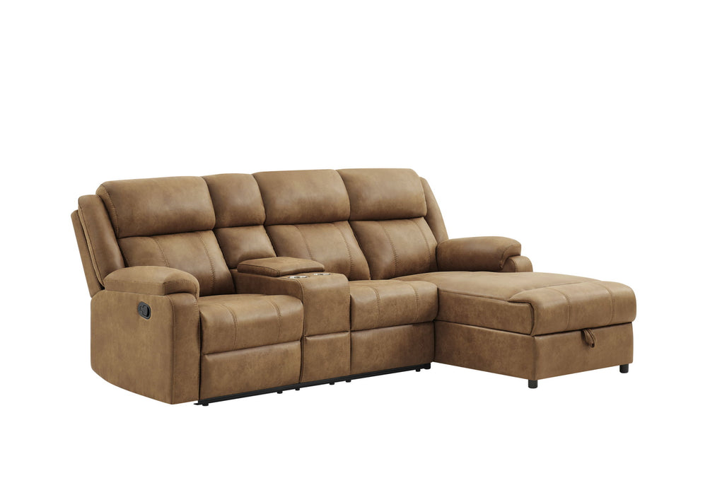 U6980 - Sectional - Brown