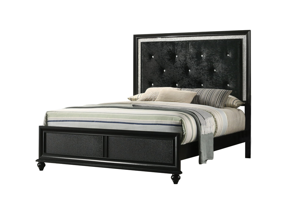 Lila - Queen 4 Piece Bedroom Set - Black