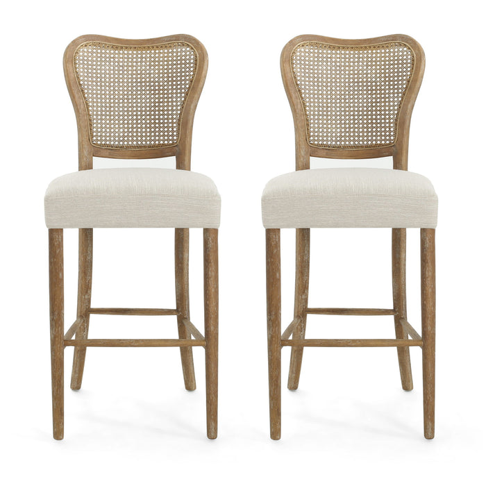 Barstool (Set of 2) - Dark Brown