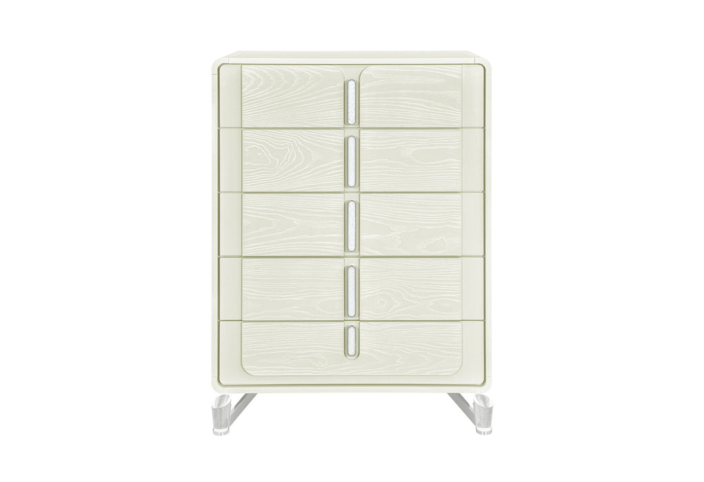 Lyra - 5 Piece Queen Bedroom Set - Beige