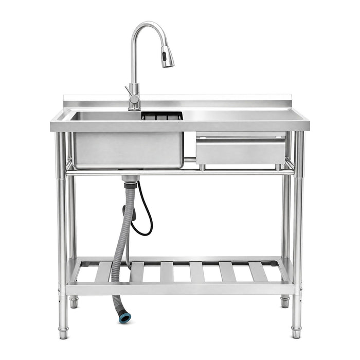 Freestanding Utility Sink With Accents