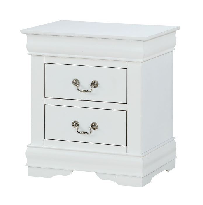 Louis Philip - Full 5 Piece Bedroom Set - White