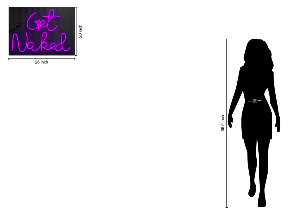 Neon Get Naked - Purple