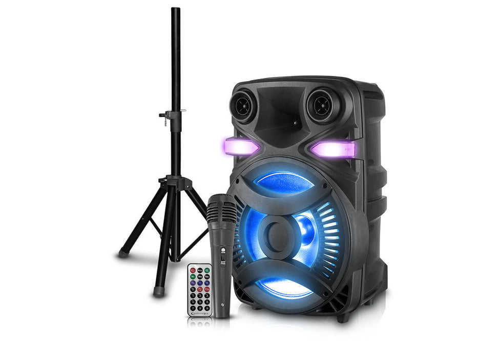 15" Speaker 3000 Watts Bluetooth - Black