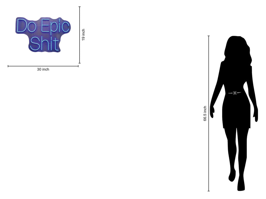 Neon Do Epic Shit - Blue