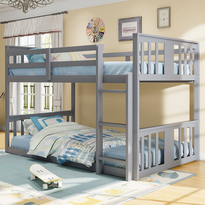 Solid Construction Bunk Bed & Ladder