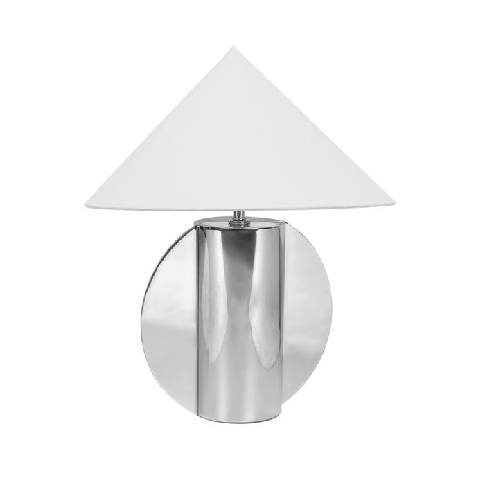 Geo - Semi-Circled Table Lamp - Chrome