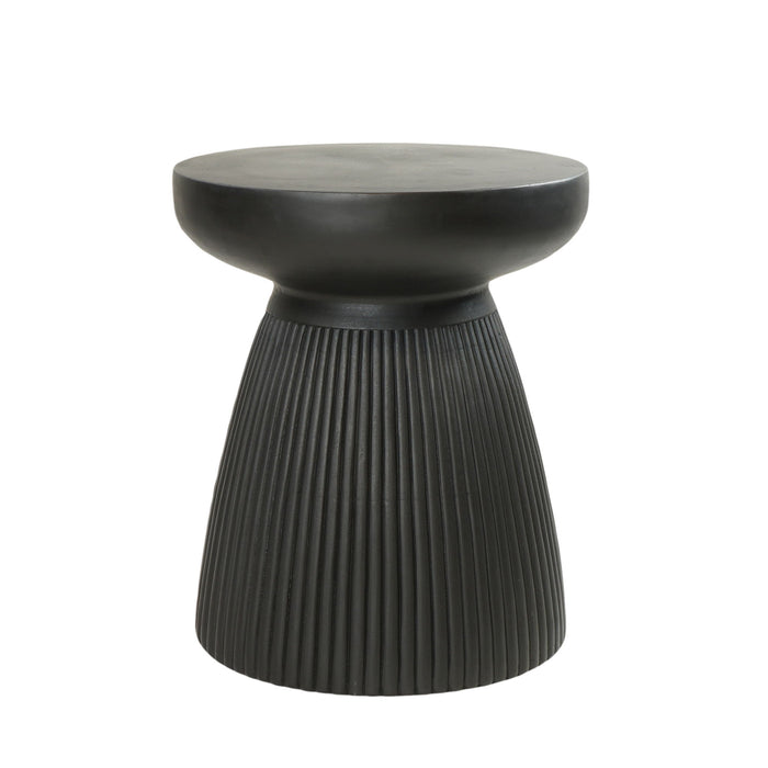 Outdoor Side Table - Matte Black