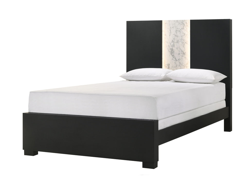Rangley - Queen 5 Piece Bedroom Set - Black