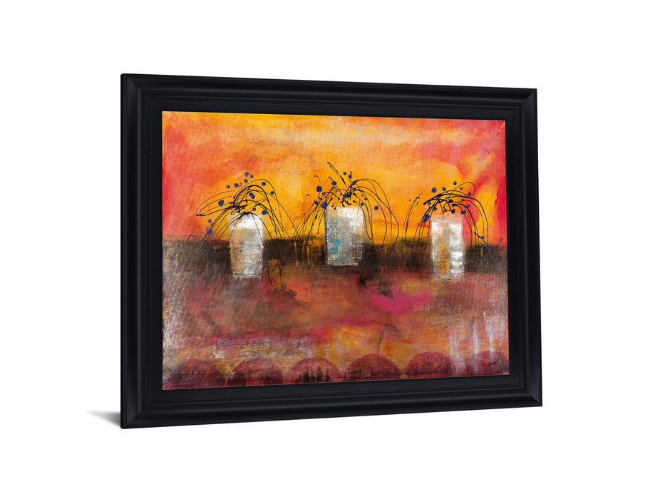 Sunlit Trio - 28" x 34" Framed Wall Art