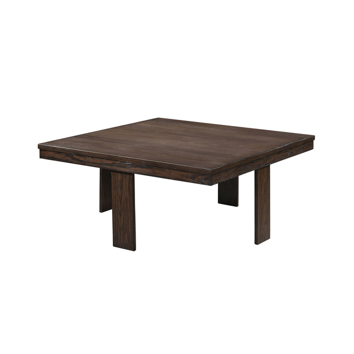 Paxton - 5 Piece Storage Coffee Table With 4 Tuck-In Ottomans - Dark Brown