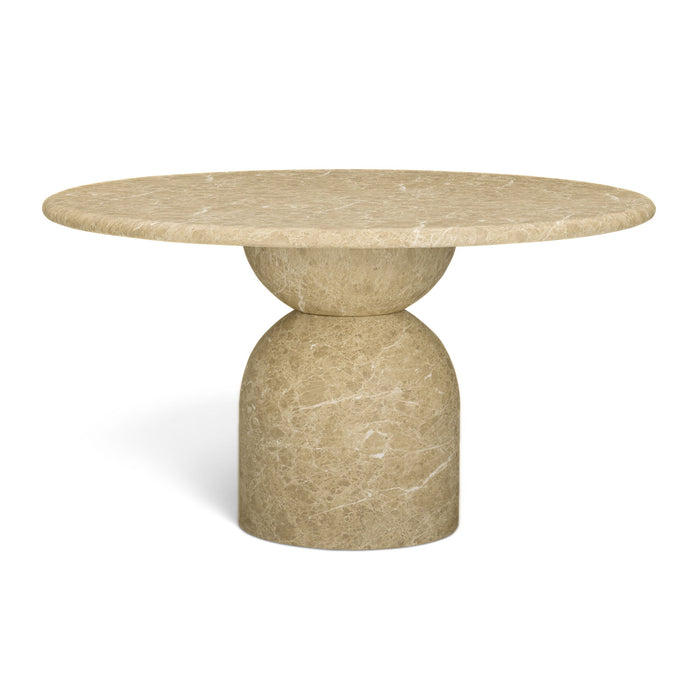 Cynthia - Indoor / Outdoor Dining Table - Light Emperador Marble