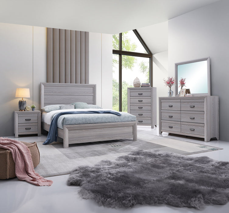 Adelaide - Twin 5 Piece Bedroom Set - Drift Wood
