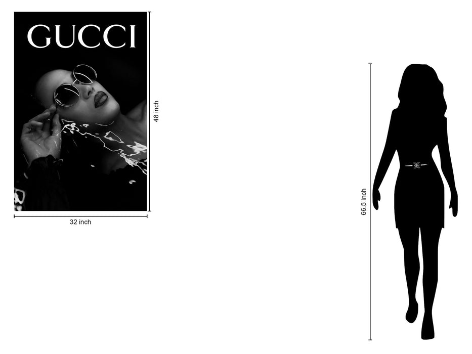 Noir Reflections - 32" x 48" Framed Wall Art