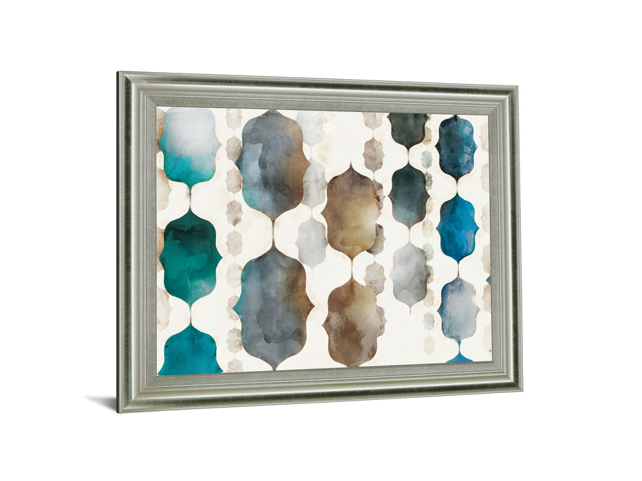 Luminous Cascade - 28" x 34" Framed Wall Art