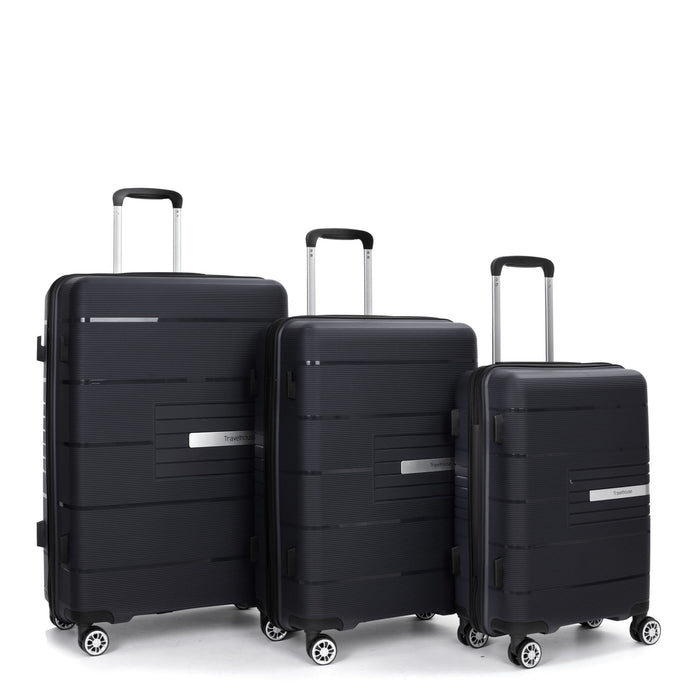 Hardshell Suitcase Double Spinner Wheels Luggage Sets, Lightweight With Tsa Lock, 3 Piece Set