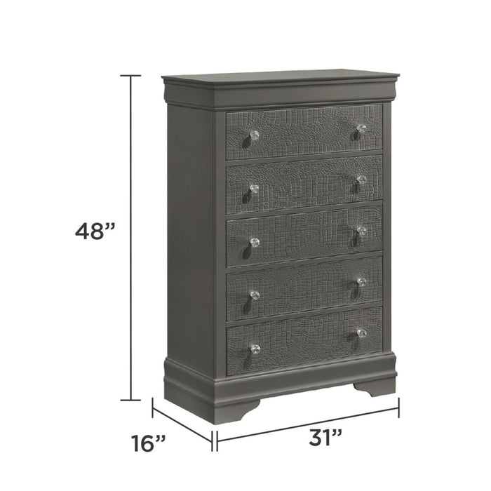 Blaze - Modern 5 Drawer Chest