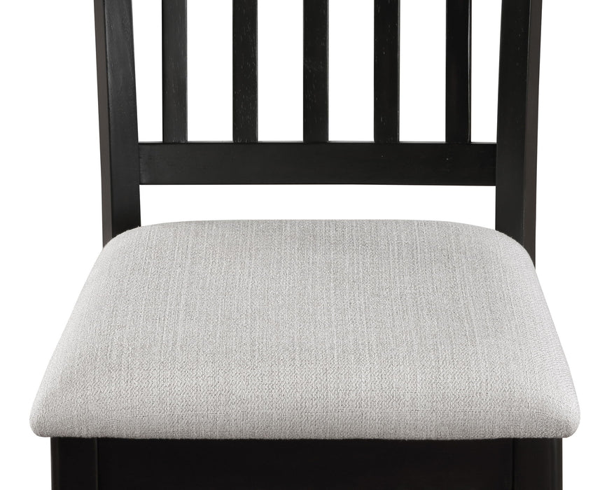 Salvador - 5 Piece Counter Height Set - Charcoal / White