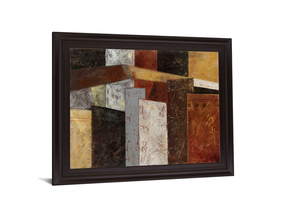 Rustic Geometry - 28" x 34" Framed Wall Art