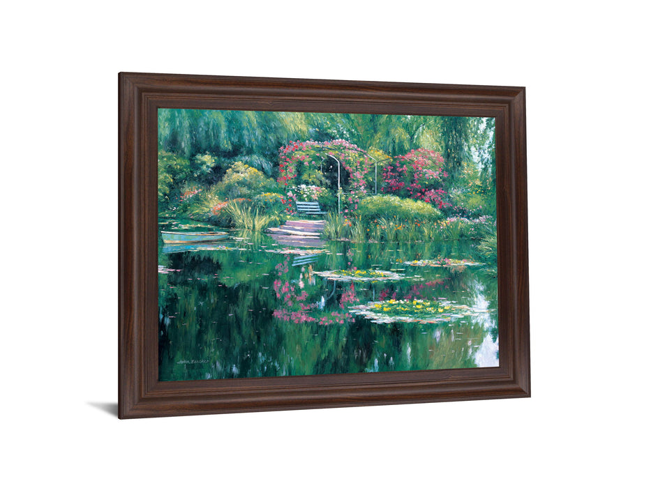 Floral Oasis Retreat - 28" x 34" Framed Wall Art