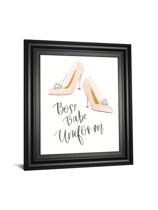 Boss Babe III By Jenaya Jackson - Framed Print Wall Art - White