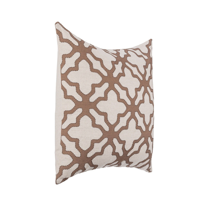 Lineage - Mullan 22" x 22"Pillow - Frothed Brown