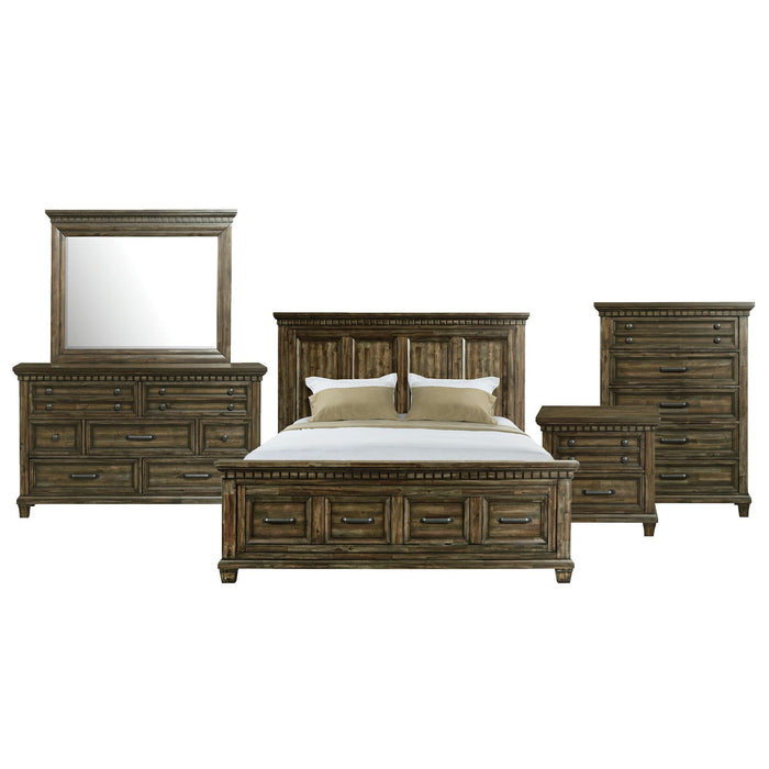 5 PC King Bedroom Set - Solid Wood