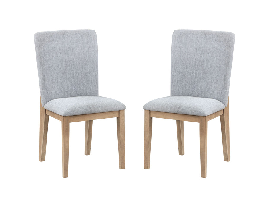 Caspian - And Oak Finish Dining Chair (Set of 2) - Gray