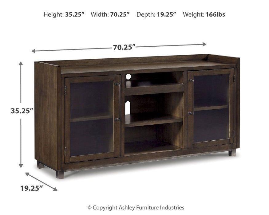 Starmore - Marrón - Mueble para TV XL con opción de chimenea