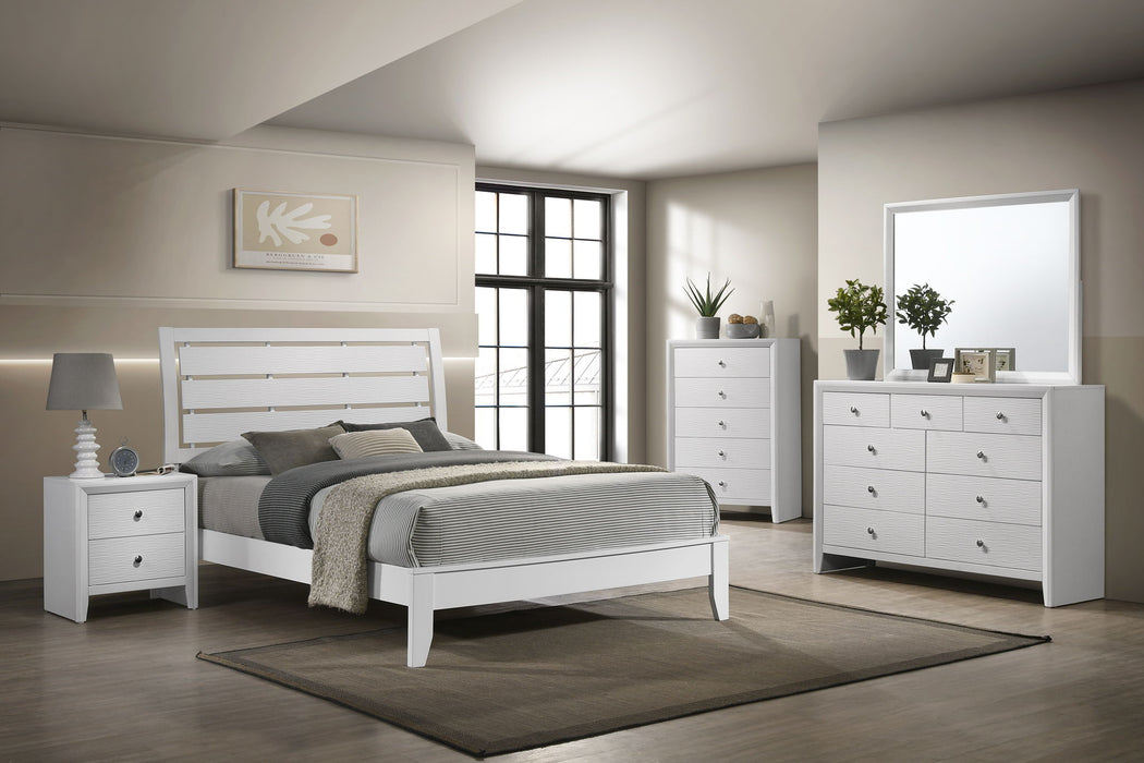 Evan - Dresser & Mirror - White