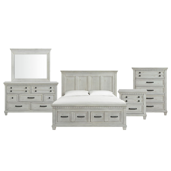 5 PC King Bedroom Set - Solid Wood