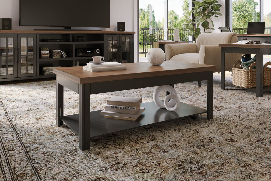 Coffee Table - Black / Whiskey