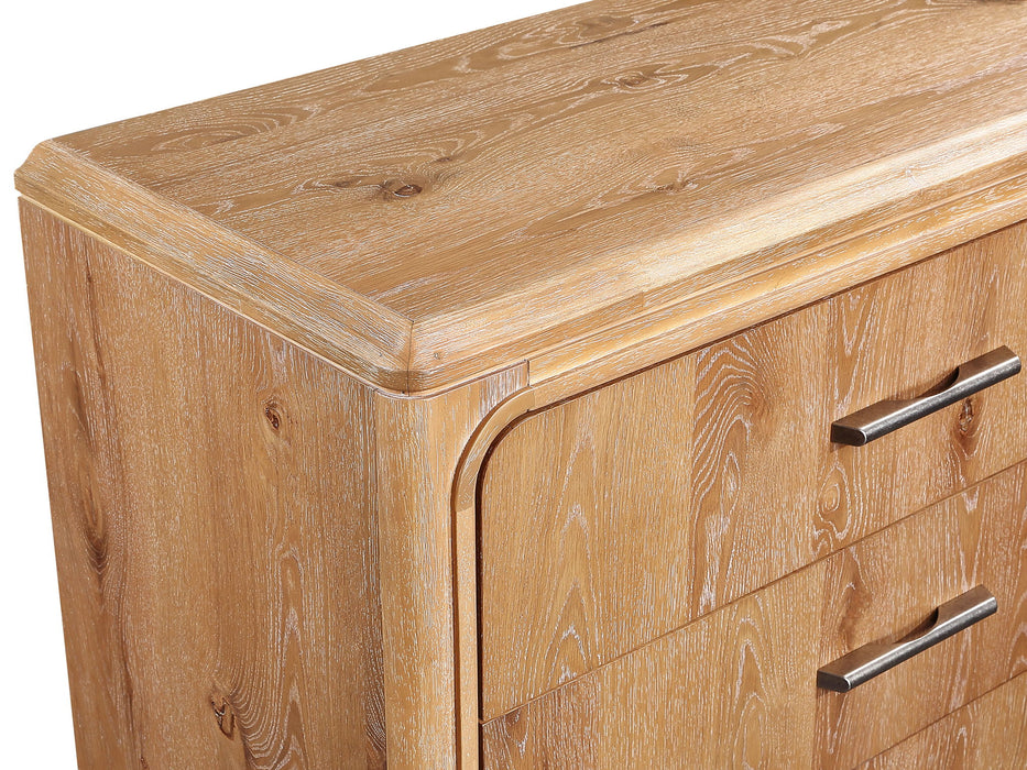 Westcott - Dresser And Mirror - Cerused Natural