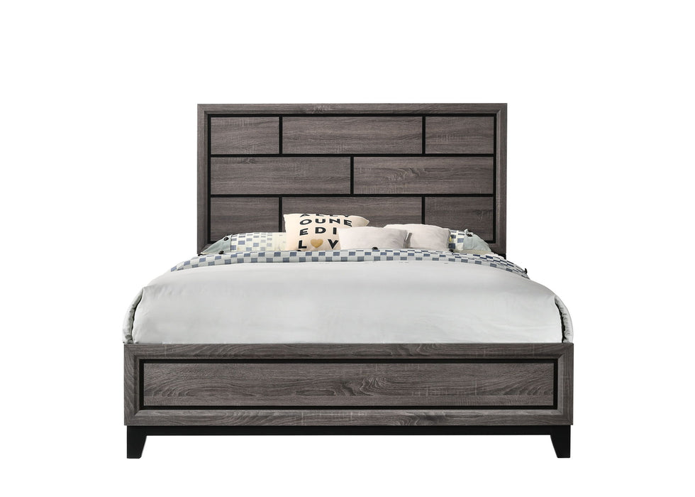 Akerson - Queen 3 Piece Bedroom Set - Gray