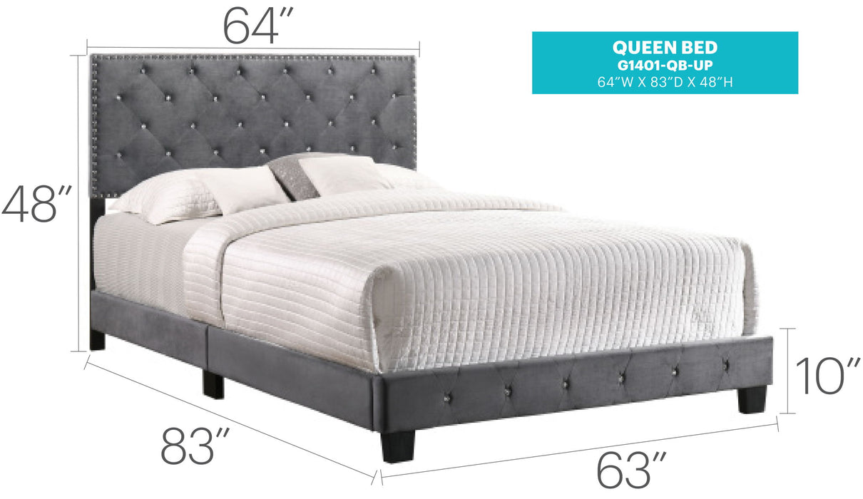 Luxurious Upholstered Bed
