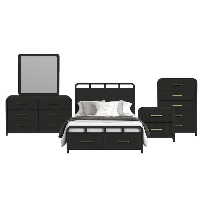 5 PC Storage Queen Bedroom Set