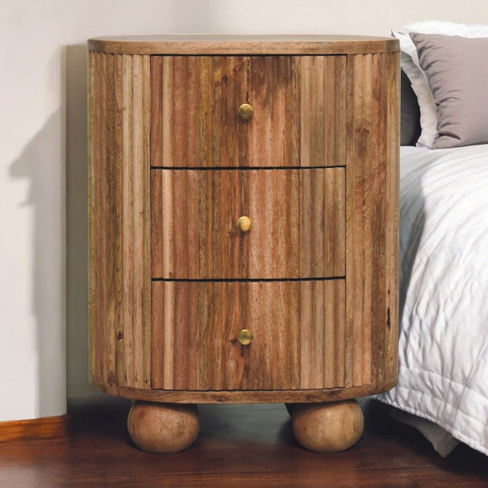 Soba - Ball Drawer Bedside Table