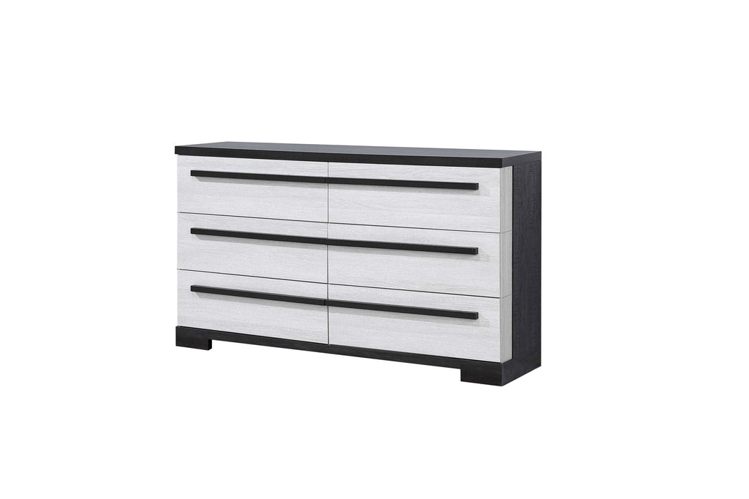 Remington - Dresser & Mirror - Black & White