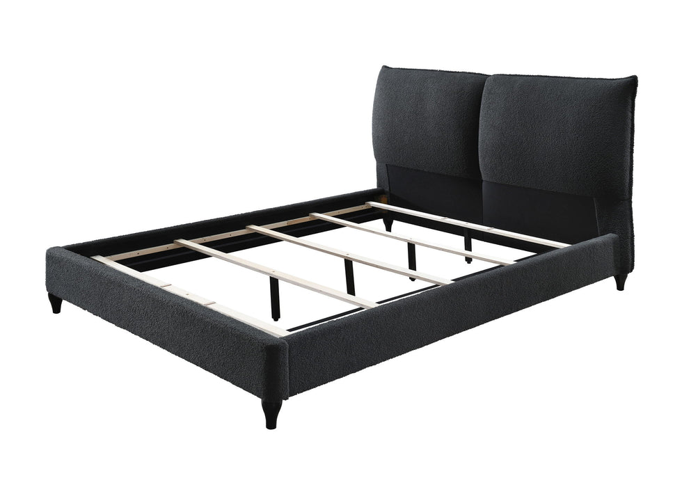 Jenn - King Bed - Charcoal