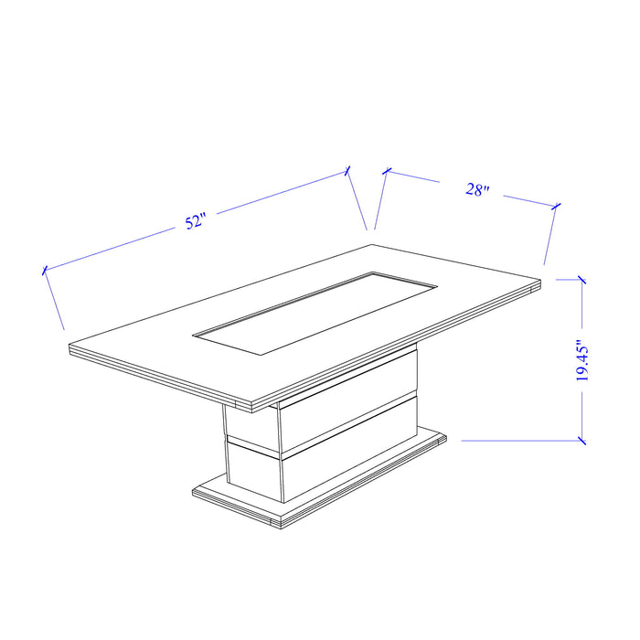 Ariya - Coffee Table - Dark Gray